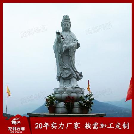 滴水觀音石雕廠家_滴水觀音菩薩石雕像