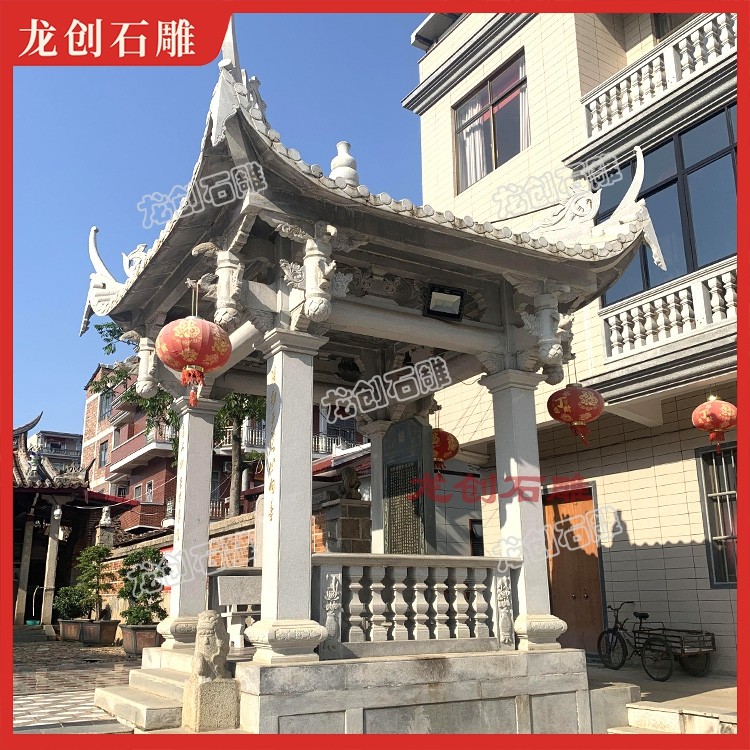 以石筑景，古韻長存 —— 景區仿古石雕涼亭的園林美學價值探析