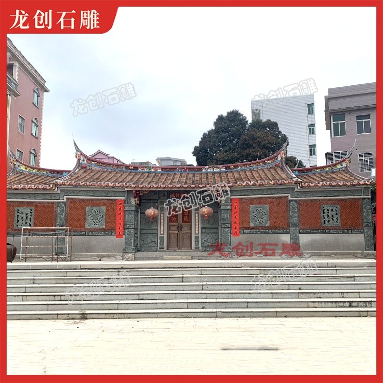 惠安石雕｜花崗巖石淺浮雕戶外文化墻構件應用 